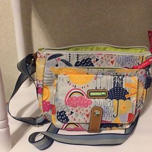 New lily bloom cross body purse